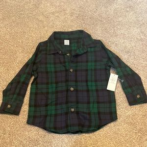 NWT! Old navy baby flannel shirt